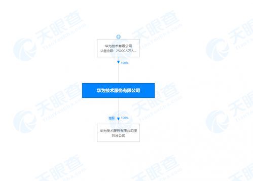 工商變更 華為技術(shù)服務(wù)注冊(cè)資本增至約2.5億人民幣,增幅約為66.6
